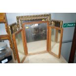 Two triptych mirrors