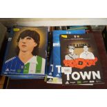 A collection of Ipswich Town football programs