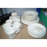 A collection of Churchill tea and dinnerware