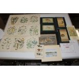 A collection of various botanical and natural hist