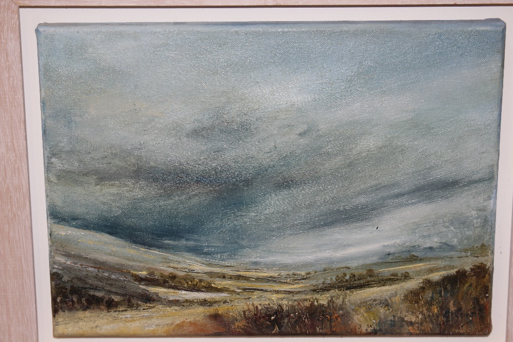 Susan Gray, North Yorks Moors scene, oil on canvas - Image 2 of 3