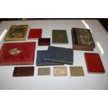 A box of various books and snap shot albums to inc