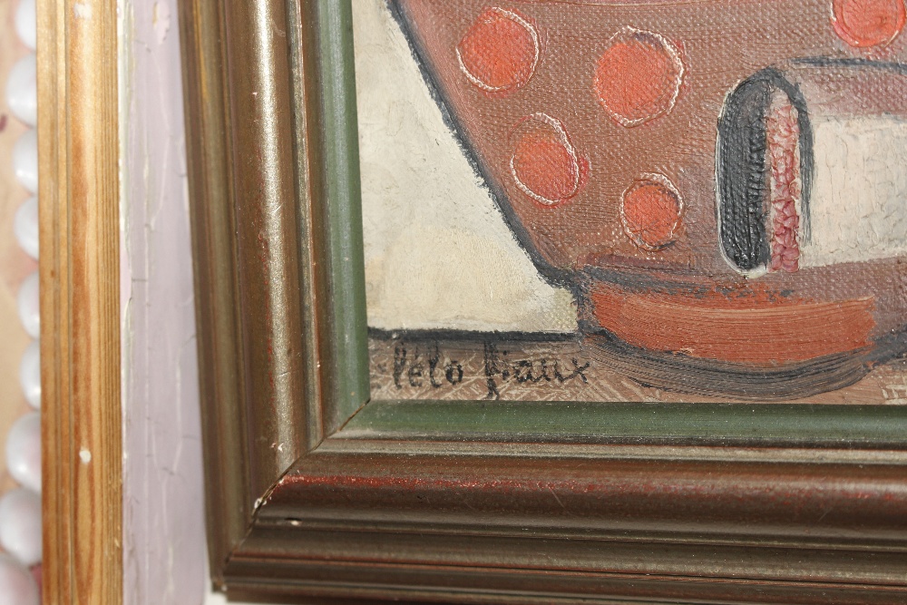 Peto Faux, oil on board of a still life study - Image 2 of 2