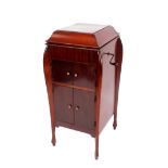 An Elba mahogany gramophone cabinet