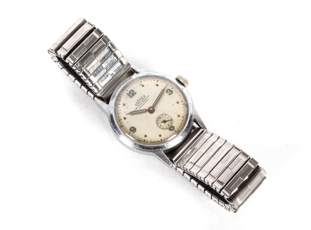 A gent's Roamer wrist watch on expandable strap