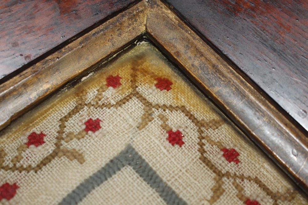 A Victorian sampler, worked by Jane Woodman Aged 14 Years, 1837, decorated with a house, trees - Image 8 of 10