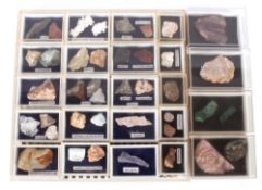 An extensive and interesting collection of minerals, semi-precious stones, crystals, meteorites, roc