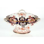 A Royal Crown Derby dinner service in the Imari pattern, for twelve people, including dinner plates,