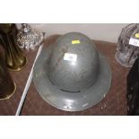 A WW2 Firewatchers helmet