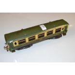 A vintage Hornby "O" gauge dining saloon carriage