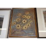 20th Century school, pastel study of flowers indis