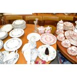 A small quantity of Masons "Vista" patterned plate