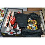 Two boxes containing The Simpsons ornaments; model