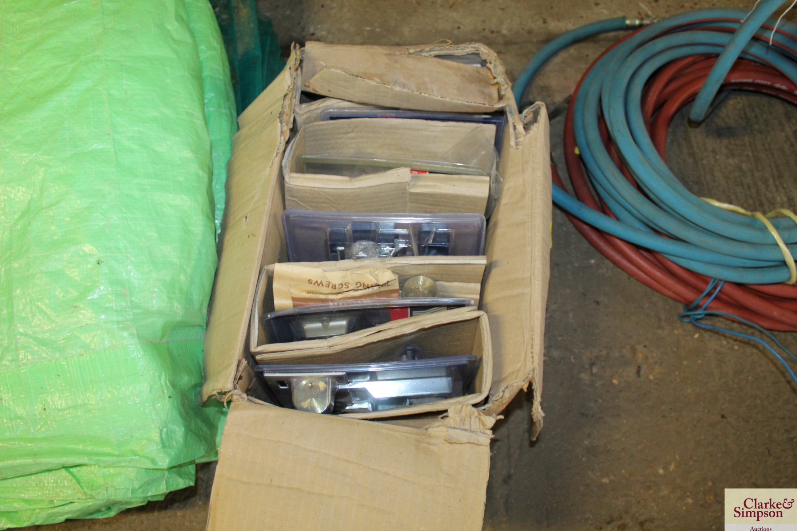 A box containing Yale double locking dead latches
