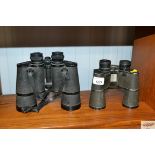 A pair of Mirador binoculars and a pair of Tasco 2