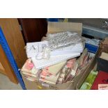 A box of wedding invitations and gifts