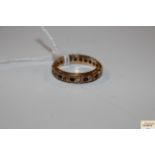 A 9ct gold eternity ring, weight 2.7g
