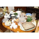 A large quantity of various sundry glass and china