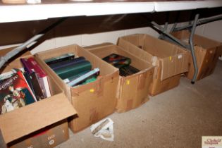 Five boxes of various books, containing Book Club