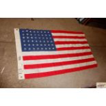 A US World War II pattern flag