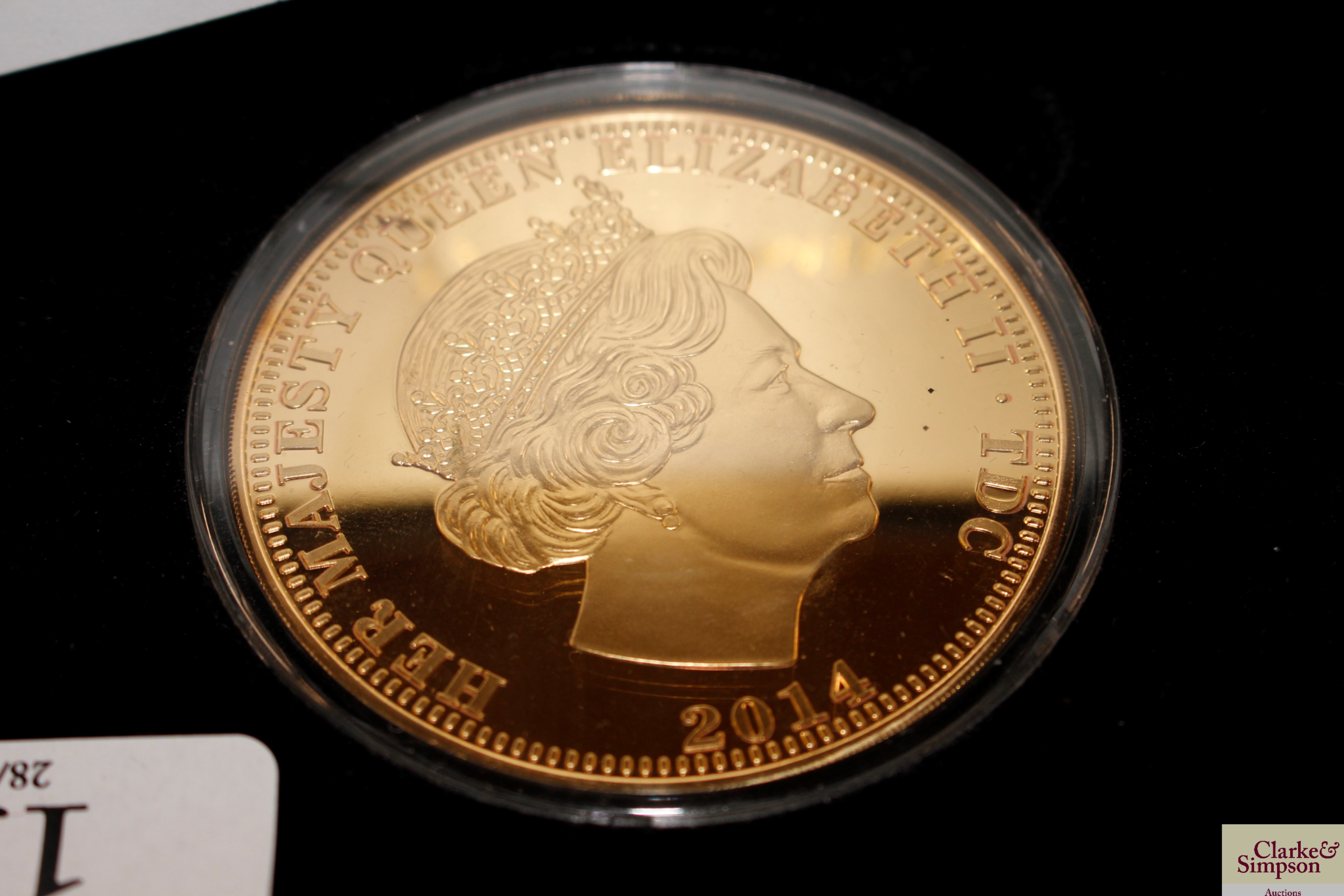 The Queen's 88th birthday super size £5 proof coin