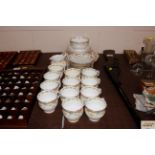 A collection of Royal Albert Crown china teaware