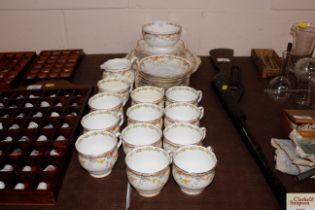 A collection of Royal Albert Crown china teaware