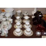 A collection of Noritake gilt decorated teaware