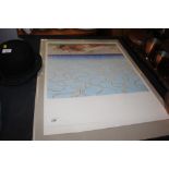 A David Hockney original lithographic print 1970 I