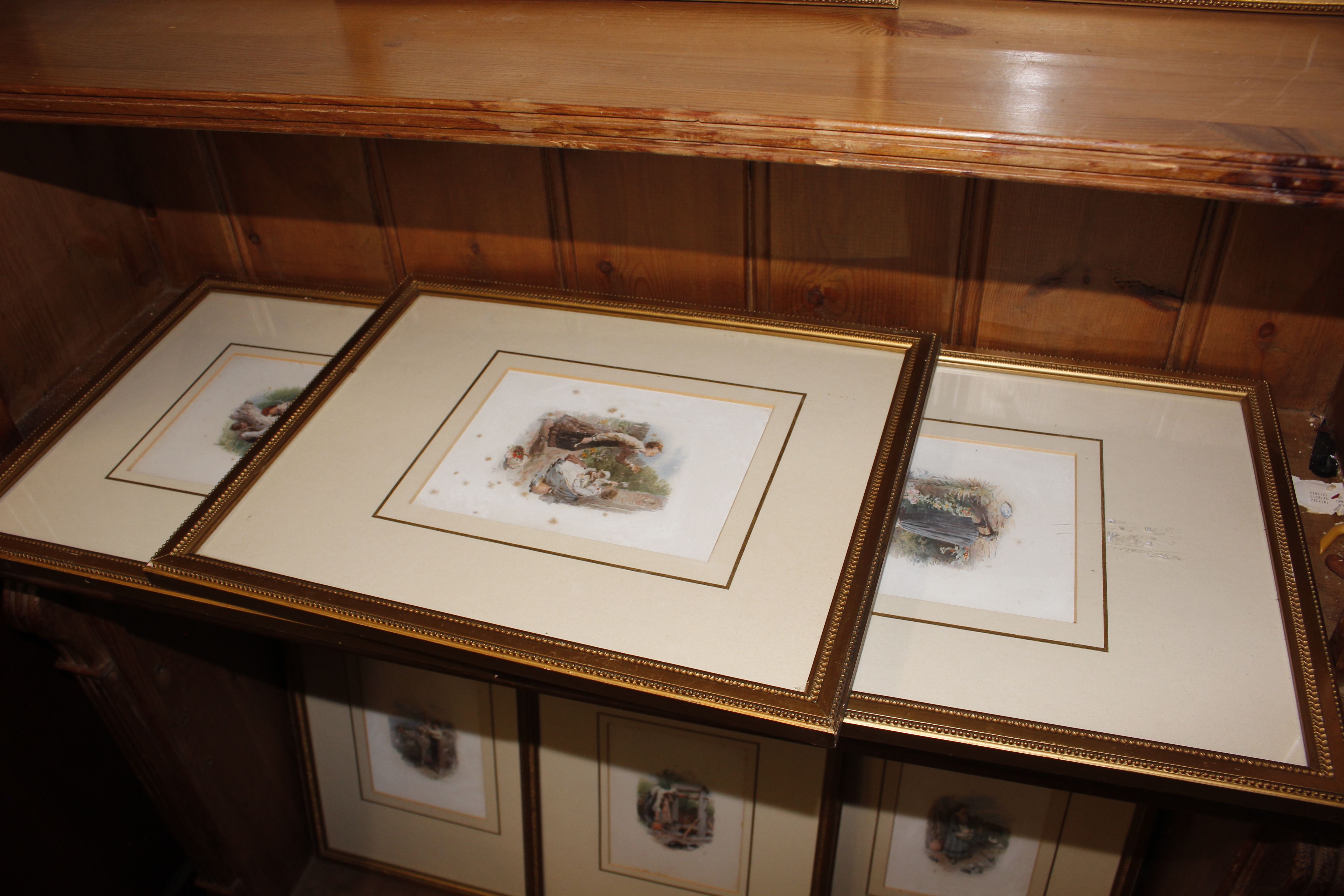 A set of twelve framed and glazed prints after Mil - Image 3 of 4