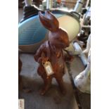 A cast iron figure of Mr Rabbit