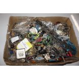 A large quantity of miscellaneous costume jeweller