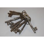 A bunch of vintage keys