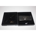 A Montblanc fountain pen, boxed