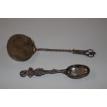 Two American silver spoons
