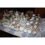 A collection of various tea sets etc