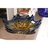A large Art glass bowl
