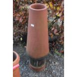 A tall chimney pot