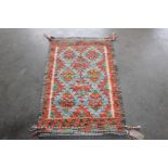 An approx. 4' x 2'5" Chobi Kelim rug