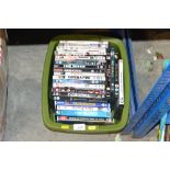 A collection of DVD's