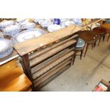 A rustic oak plate rack AF