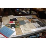 A box of mixed Railway ephemera, some dating back