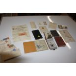 A collection of various books and ephemera to incl