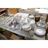 A quantity of various china to include Grindley pl