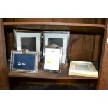 Four various picture frames