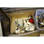 A box of plumbing parts