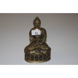 A brass Buddha