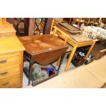 A 19th Century mahogany supper table raised on squ