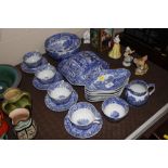 A quantity of Copeland Spode "Italian" dinnerware