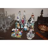 A quantity of various figurines, mostly AF to incl